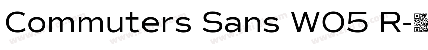 Commuters Sans W05 R字体转换